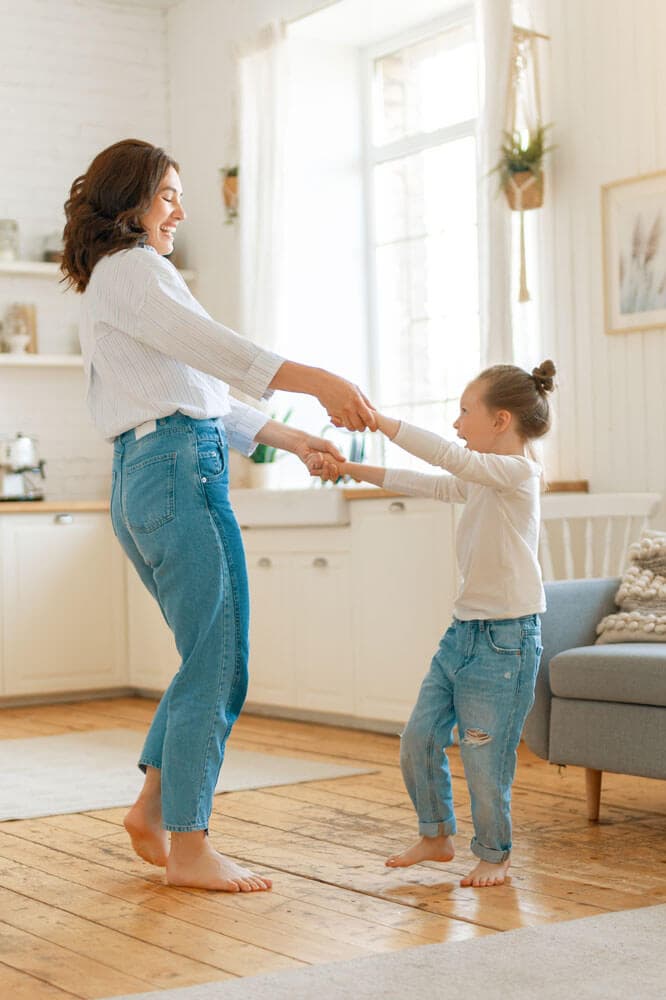 A Nanny helping a child